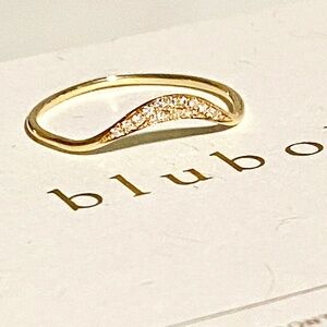 Bluboho 14k Moonlit Wave Ring